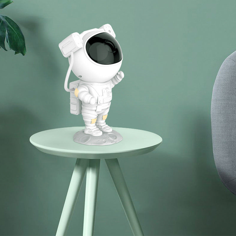 Noćna svjetiljka astronaut – projektor zvjezdanog neba i polarne svjetlosti, kreativna stolna lampa s atmosferičnim svjetlom