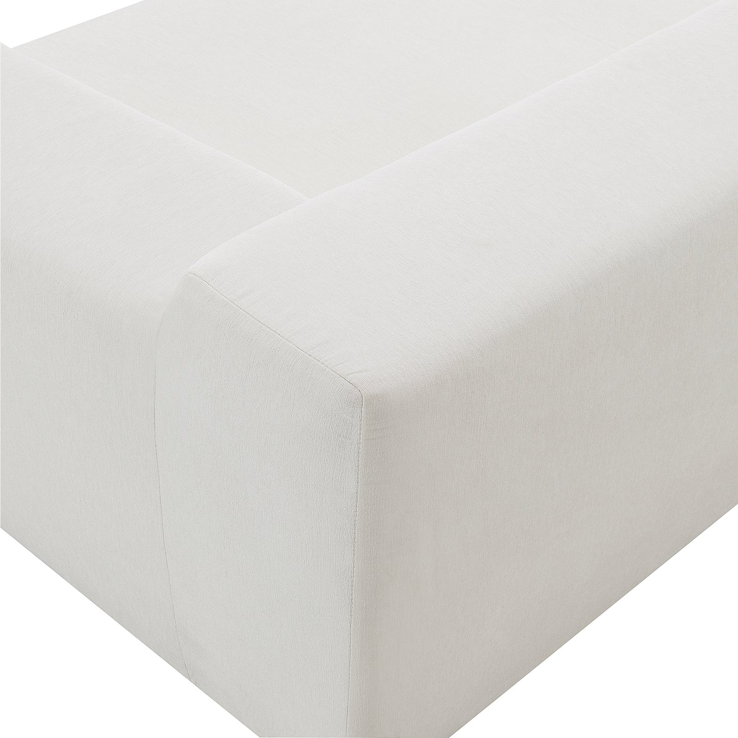 Modularni kutni set za dnevni boravak 277 x 173 cm – moderna minimalistička bijela sofa