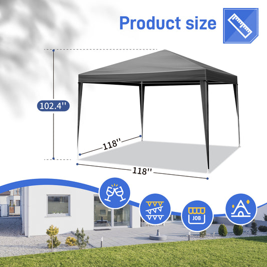 305x305 Crna pergola sa 4 strane